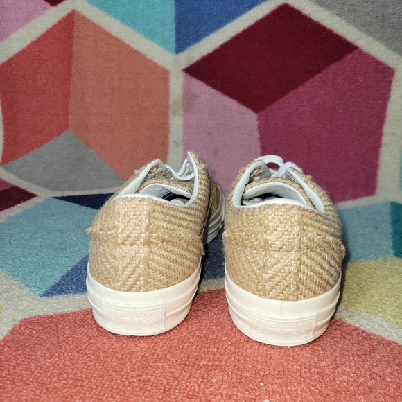 Converse Golf Le Fleur One Star Ox Burlap Tan Sneakers 163169C Mens 7.5 Wos 9.5 - Picture 4 of 6